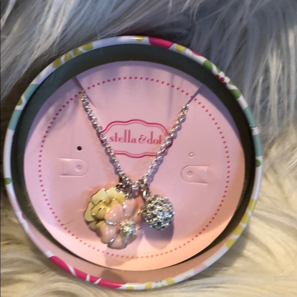 Stella & Dot girls Kirsten charm necklace